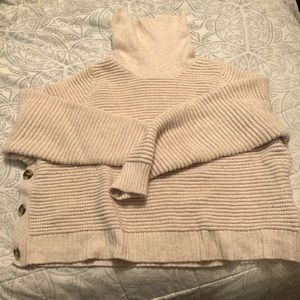Madewell cream/oatmeal colored turtleneck